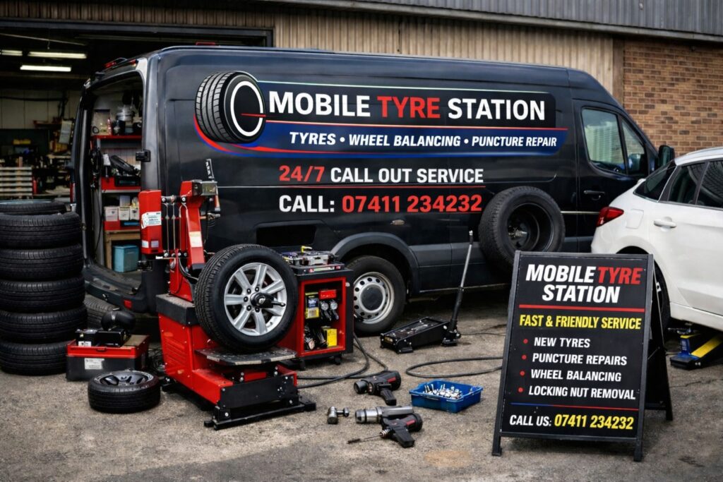 Mobile Tyre Station about section